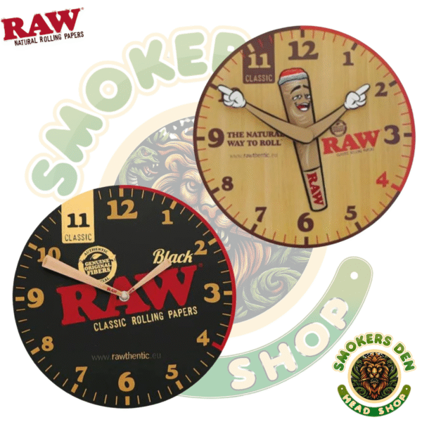 RAW Wooden Wall Clock 30cm