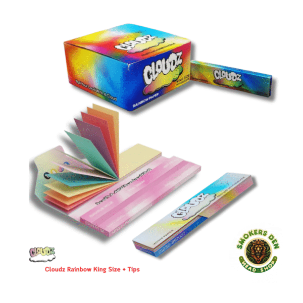 Cloudz Rainbow Rolling Papers + Tips