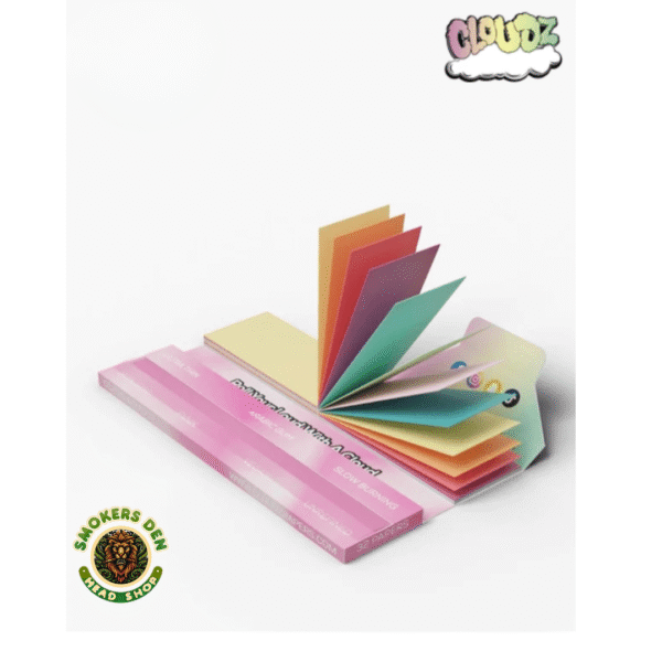 Second image of Cloudz Rainbow Rolling Papers + Tips
