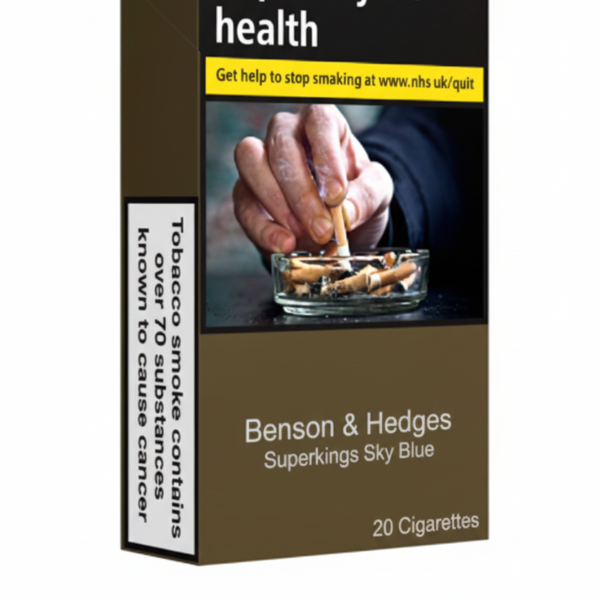 Benson & Hedges Superkings Sky Blue 20 Cigarettes