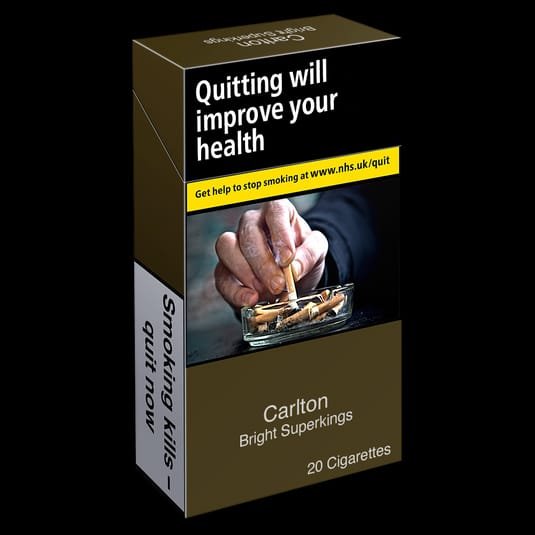 Carlton Bright Superkings 20 cigarettes