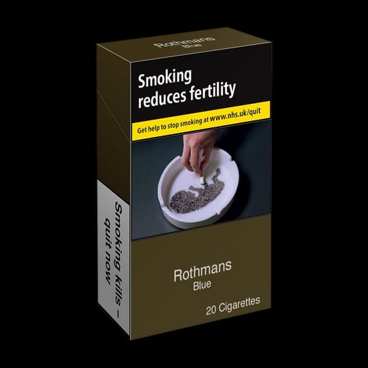 Rothmans Blue 20 Cigarettes