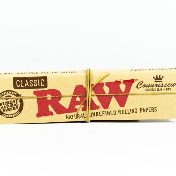 Raw Classic Connoisseur Kingsize+ tips Rolling Papers