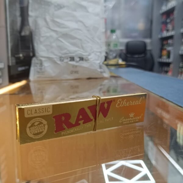 Raw Ethereal Kingsize Slim Rolling Papers with Tips