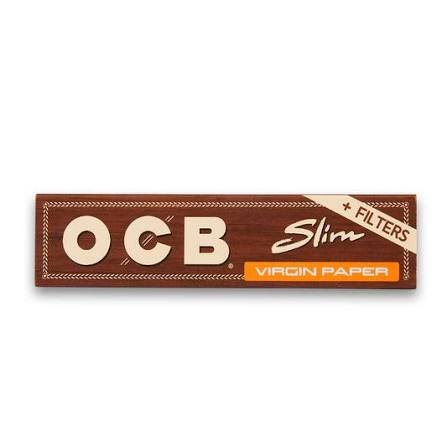 OCB Slim Virgin Rolling Papers + Tips