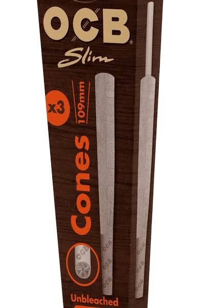 Ocb Slim unbleached 109mm Cones
