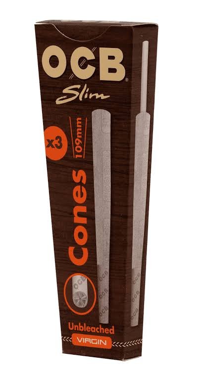 Ocb Slim unbleached 109mm Cones
