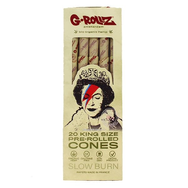 Grollz Bio organic hemp 20 king size Prerolled cones