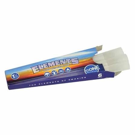 Elements Ultra thin Rice prerolled cones