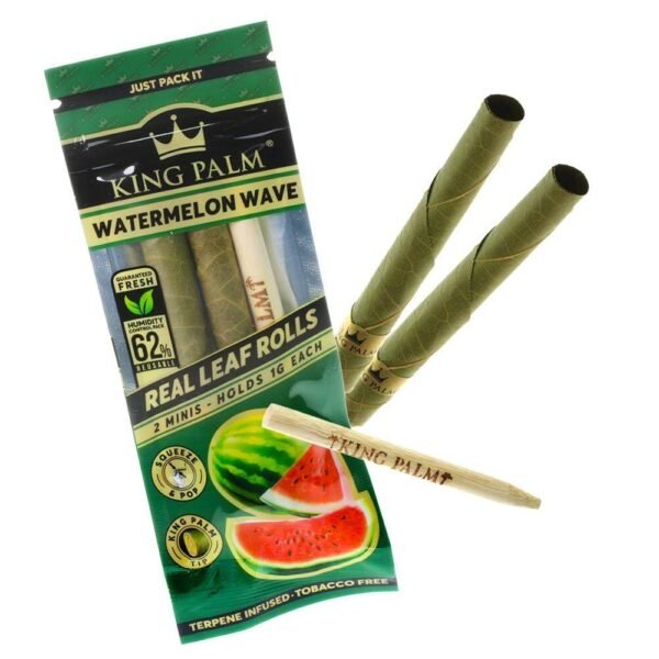 King Palm Watermelon Wave Real Leaf Rolls