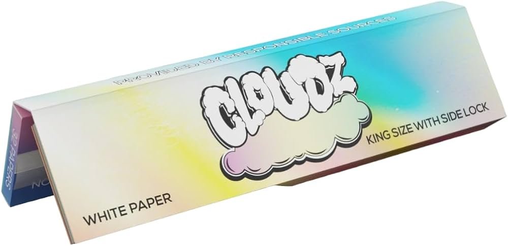 Cloudz White Kingsize papers + tips