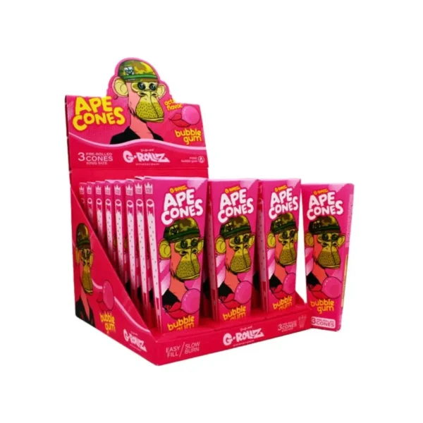G-Rollz Ape Cones Bubble Gum Prerolled Cones