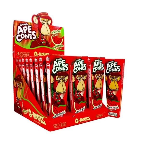 G-Rollz Ape cones Watermelon crush Prerolled cones