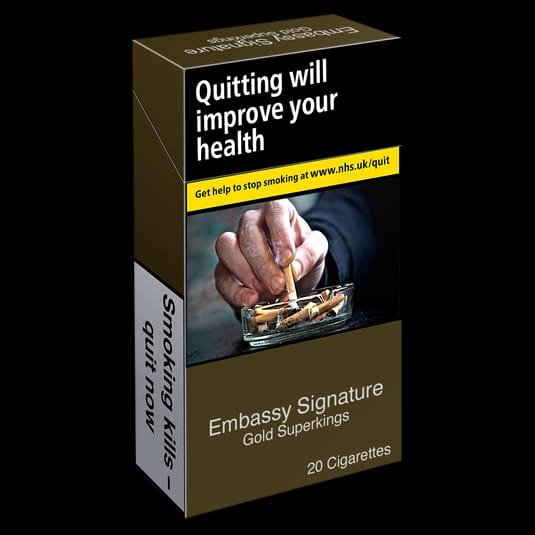 Embassy Signature Gold Superkings 20 Cigarettes