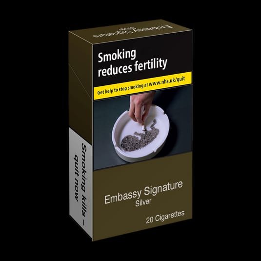 Embassy Signature Silver 20 Cigarettes