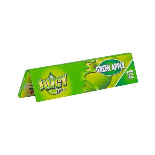 Juicy Jay's Green apple Flavoured kingsize rolling papers