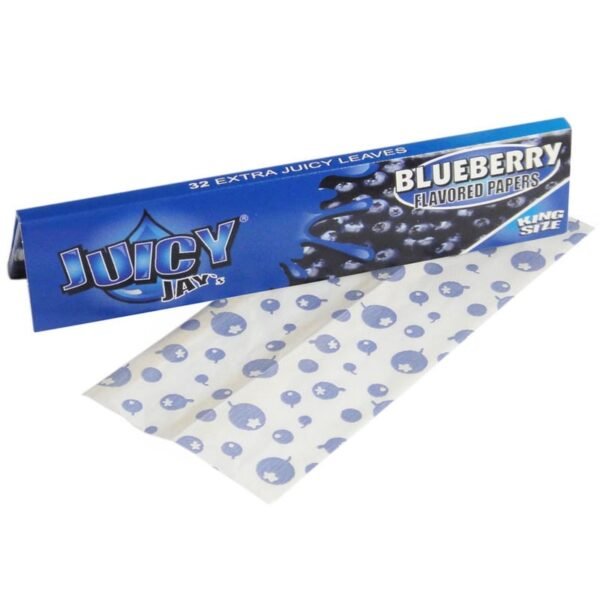 Juicy Jay's Blueberry Flavoured kingsize rolling papers