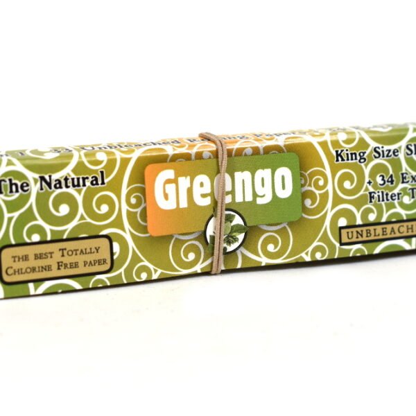 Greengo The Natural Unbleached Kingsize Papers + Tips