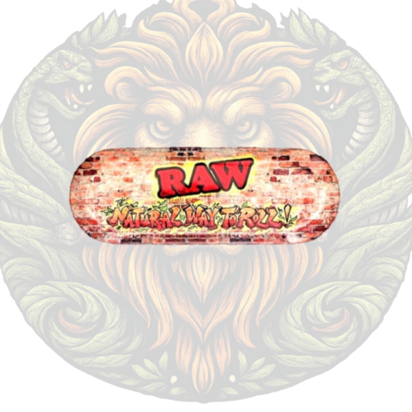 RAW Grafitti 3 Skate Deck Rolling Tray pink