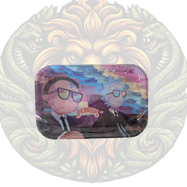 Backwoods Rock and Morty rolling tray medium