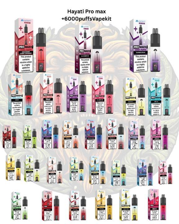 HAYATI PRO MAX+ 6000+ PUFFS