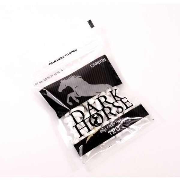 Dark Horse Slim Filter Tips Carbon