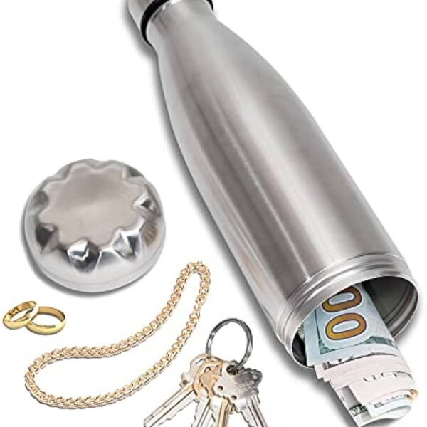 Second image of Metal water bottle Secret storage bottle