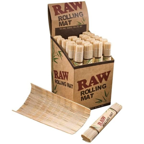 Raw Natural bamboo rolling mat